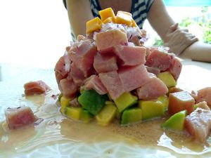Ceviche de pescado  at Punto de Reunion in Merida
