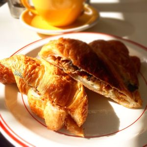 Shroom, marmite and sage croissant at The Fields Beneath in North West London