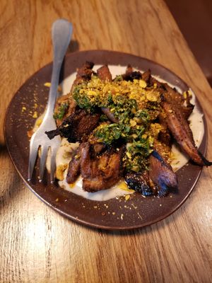 Oyster mushroom at Sumac in Reykjavik