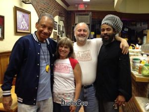 Jolo, Elizabeth Grippe, Jeff Grippe, and Ivan at Jolo's Kitchen at Jolo's Kitchen in New Rochelle