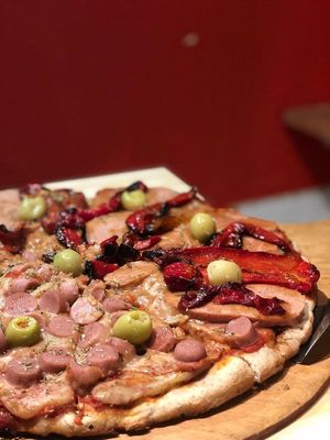 Fourmi salchichera y jamón más morron at Fourmi Vegan in Buenos Aires