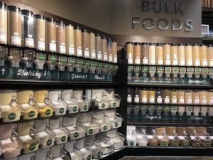 Lots of beans and grains in bulk!  at Sacramento Natural Foods Co-op in Sacramento