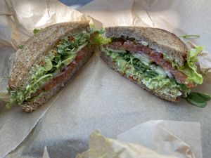 Supreme Veg Out Sandwich  at Sacramento Natural Foods Co-op in Sacramento