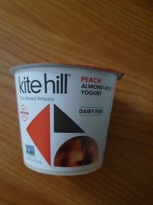Peach yogurt  at Sacramento Natural Foods Co-op in Sacramento