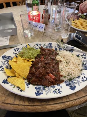 Beetroot Chilli  at Black Swan Inn in Swanage