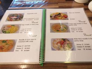 menu 10 at Aroy Dee in Chiang Mai
