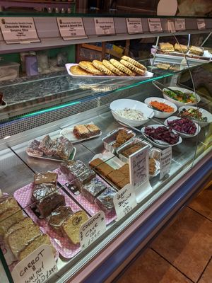 So many vegan desserts (some are GF too) at Portobello Health Foods - The Grain Shop in West London