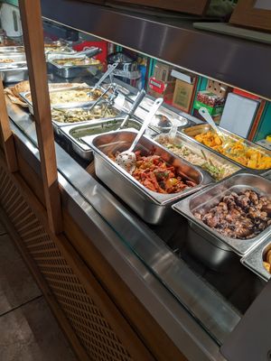 So many delicious dishes to choose from! at Portobello Health Foods - The Grain Shop in West London