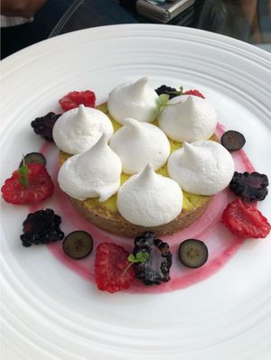 Lemon meringue  at The Garden Room in Dublin