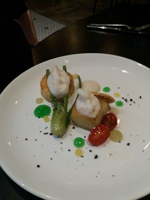 Caramelized celeriac at 10 Fleet Street in Dublin