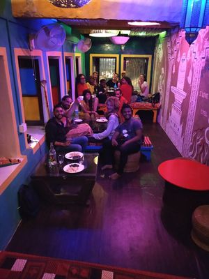 Home away from home. :) at Lucy's Heritage Cafe in Varanasi