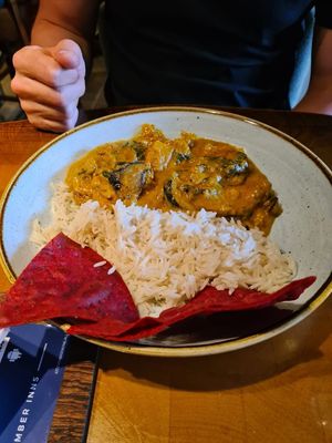Curry at The White Lion Hotel in Ambleside