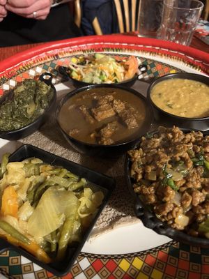 Vegan Ethiopian   at Elsie's Ethiopisch in Antwerpen