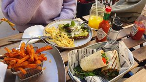 Goose sauce just out of shot at Santina in Mallorca