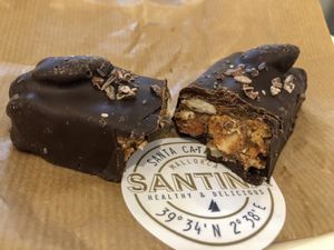 Chocolate bar  at Santina in Mallorca