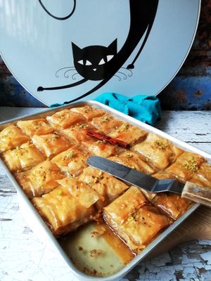 Baklava at Hungry Cat in Harleston