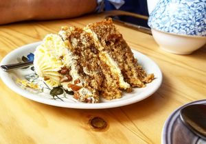 Carrot cake at Hungry Cat in Harleston