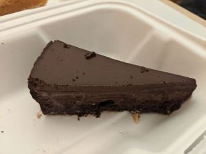 Luxurious chocolate and cherry cheesecake...10/10 at Hungry Cat in Harleston