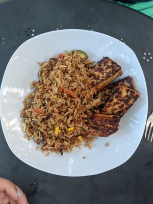 teriyaki tofu at Casa in Faial