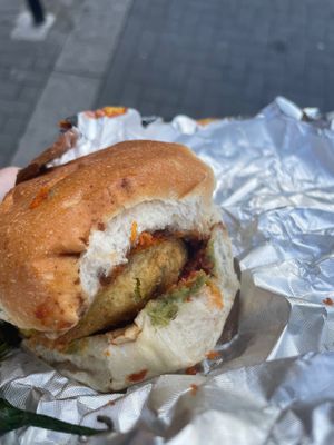 Vada pav at Shree Krishna Vada Pav in South West London