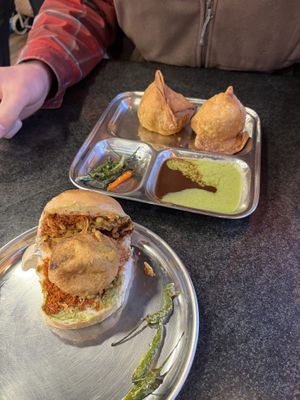   at Shree Krishna Vada Pav in South West London