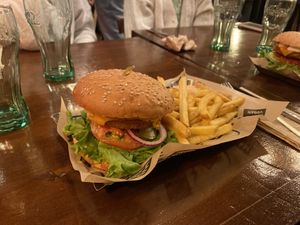 Burger at Mad Mad Vegan - Chueca in Madrid