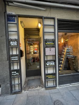 Entrance  at Mad Mad Vegan - Chueca in Madrid