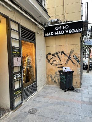 Street  at Mad Mad Vegan - Chueca in Madrid