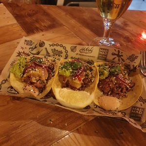 Tacos at Mad Mad Vegan - Chueca in Madrid