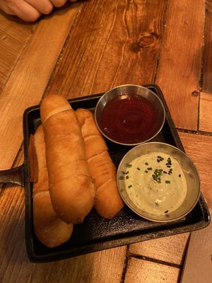 😍 filled with cheese 😍  at Mad Mad Vegan - Chueca in Madrid