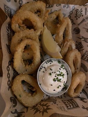 Calamari  at Mad Mad Vegan - Chueca in Madrid