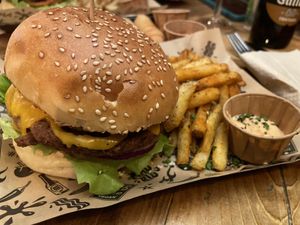 Burger  at Mad Mad Vegan - Chueca in Madrid