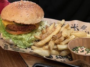 Burger  at Mad Mad Vegan - Chueca in Madrid