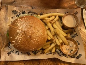 Burger Dirty Philly  at Mad Mad Vegan - Chueca in Madrid