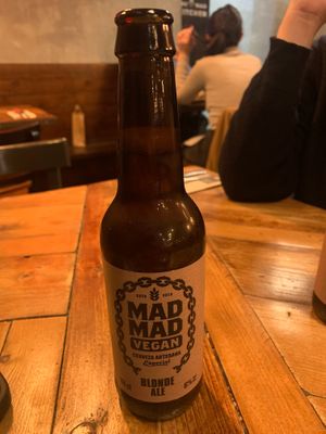 Blonde Ale at Mad Mad Vegan - Chueca in Madrid