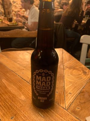 Brown Ale at Mad Mad Vegan - Chueca in Madrid