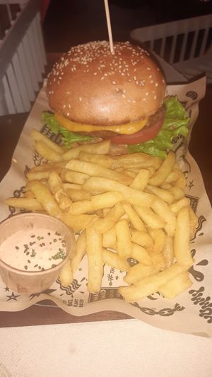 Mad mad burger at Mad Mad Vegan - Chueca in Madrid