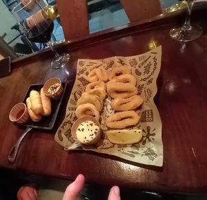 Calamares y palitos con queso at Mad Mad Vegan - Chueca in Madrid