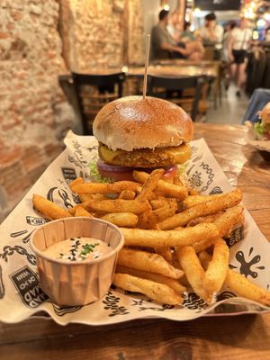 Burger  at Mad Mad Vegan - Chueca in Madrid