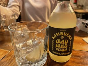 Kombucha with lemon& ginger  at Mad Mad Vegan - Chueca in Madrid