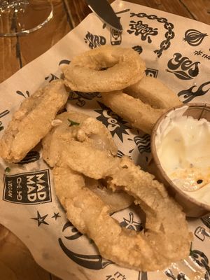 Crispy Fried Calamari   at Mad Mad Vegan - Chueca in Madrid