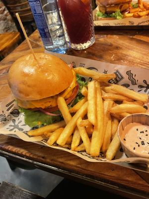 burger  at Mad Mad Vegan - Chueca in Madrid