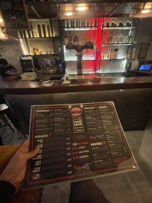 Menu  at Mad Mad Vegan - Chueca in Madrid