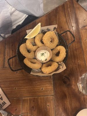 Squid rings  at Mad Mad Vegan - Chueca in Madrid
