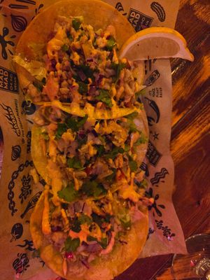Chicken taco at Mad Mad Vegan - Chueca in Madrid