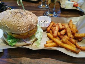 Rock 'n chick'n at Mad Mad Vegan - Chueca in Madrid