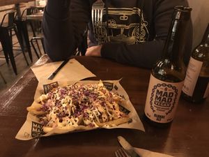 Supreme yaya fries at Mad Mad Vegan - Chueca in Madrid
