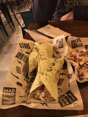 Toronto wraptor at Mad Mad Vegan - Chueca in Madrid