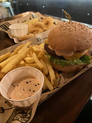 This sauce for the fries were so good!  at Mad Mad Vegan - Chueca in Madrid