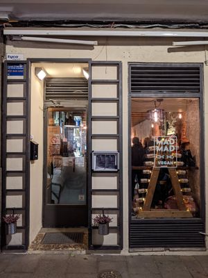 Front. at Mad Mad Vegan - Chueca in Madrid